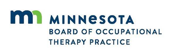 MN Board Occupational Therapy Practice Logo with large M and N